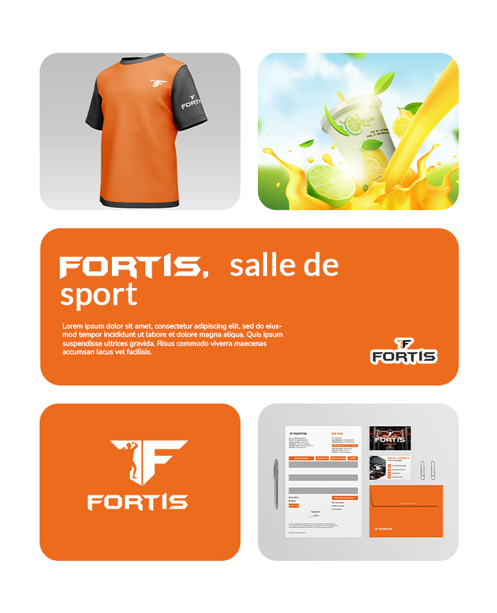 Identité visuelle Fortis